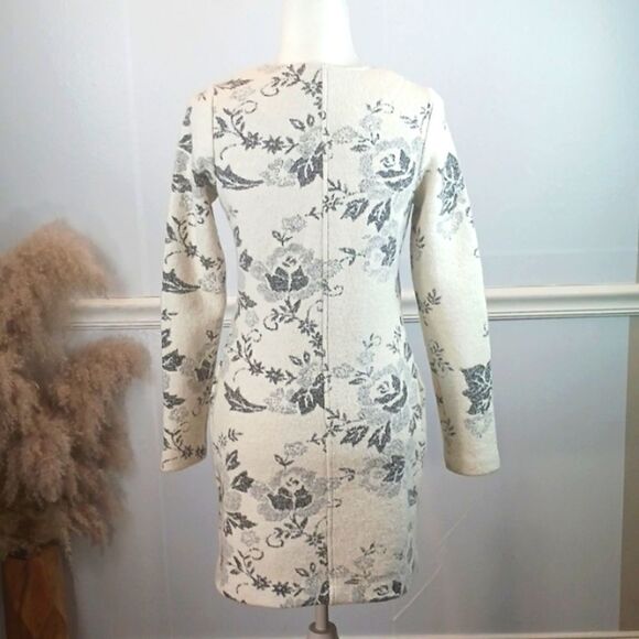 Anthropologie Lucy & Laurel floral wool-blend  jacket whimsigoth fairy sz S - Picture 7 of 11